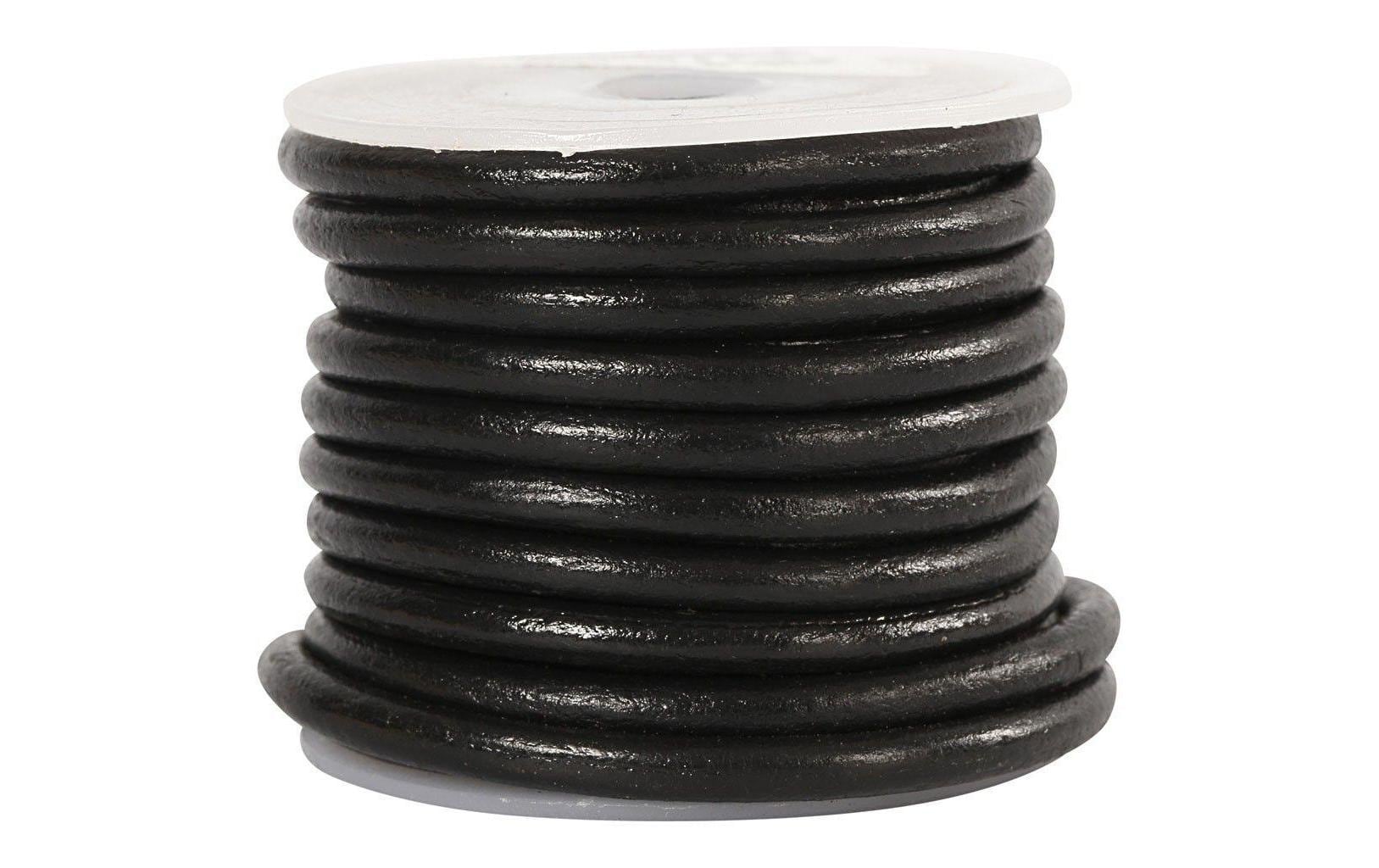 Creativ Company Lederband 4 mm, Schwarz, 5 m Creativ Company Lederband 4 mm, Schwarz, 5 m