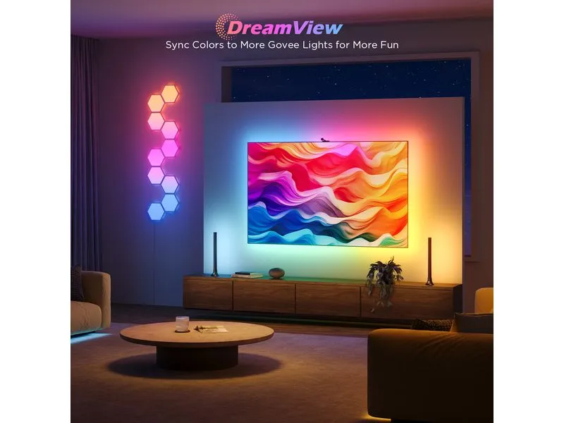 Govee Envisual TV Backlight 3S Netflix Version, RGBICW, 55-65 Govee Envisual TV Backlight 3S Netflix Version, RGBICW, 55-65