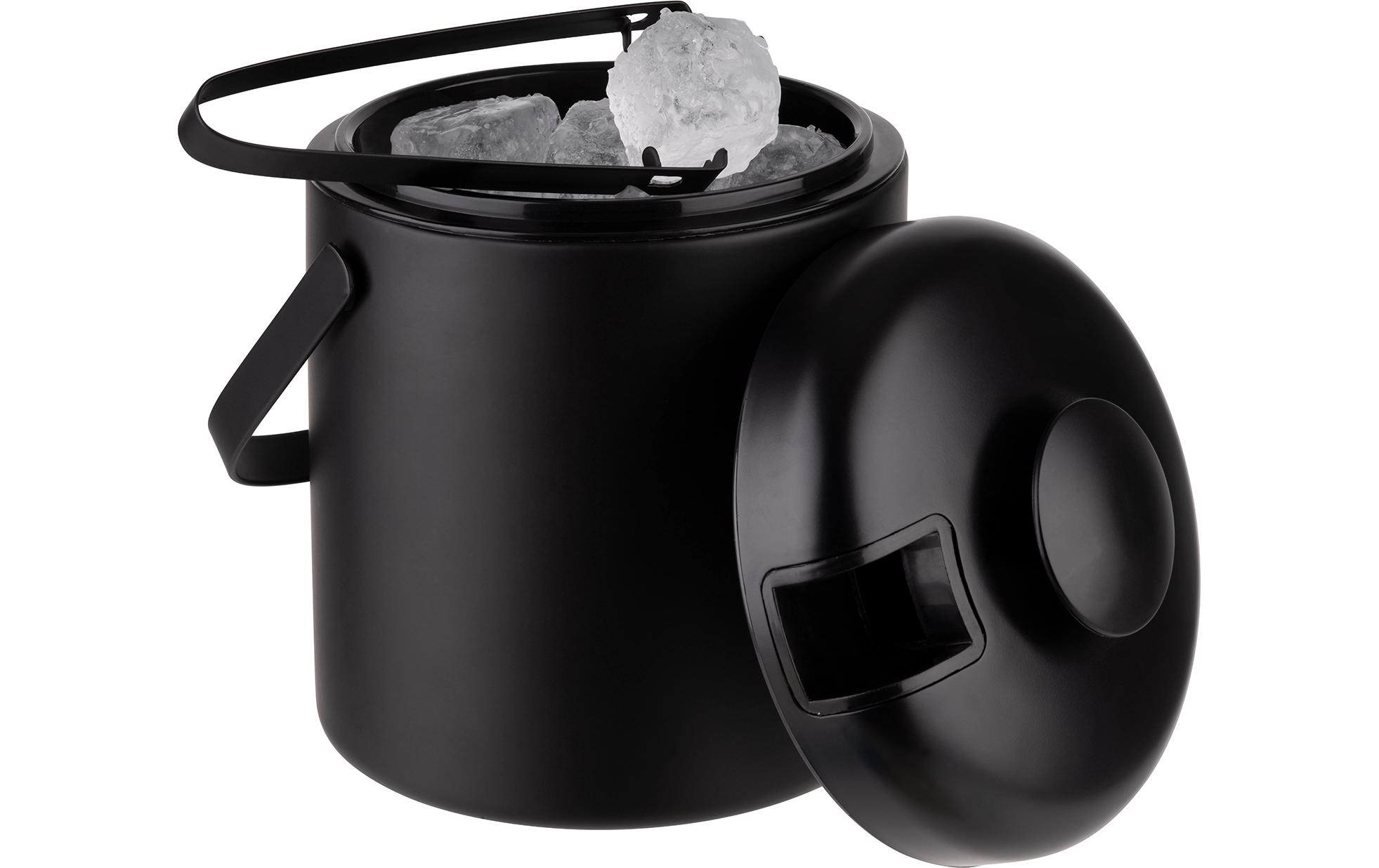 APS Eiswürfelbehälter POLAR 14 x 22 cm, 1.3 Liter, Schwarz