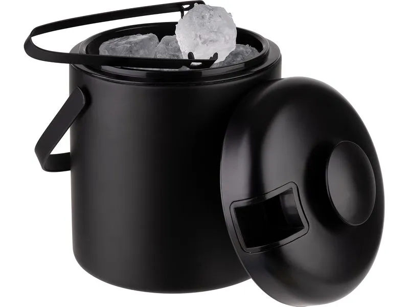 APS Eiswürfelbehälter POLAR 14 x 22 cm, 1.3 Liter, Schwarz
