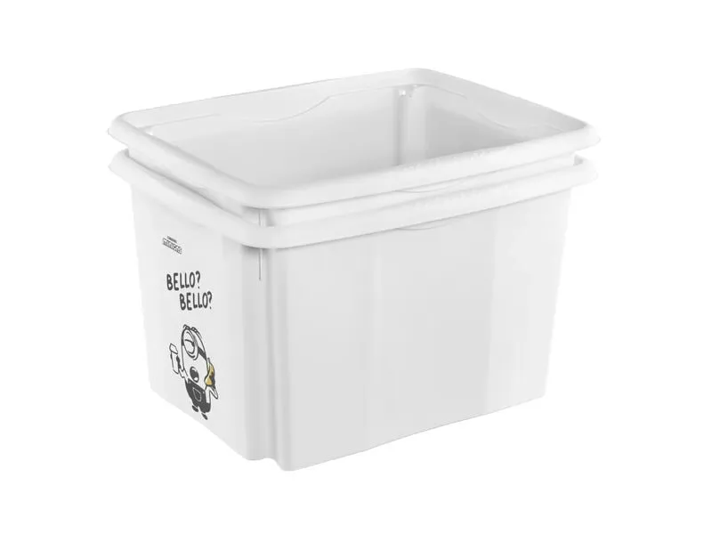 keeeper Karolina Minions Bello Box mit Deckel Kunststoff 30 L Weiss