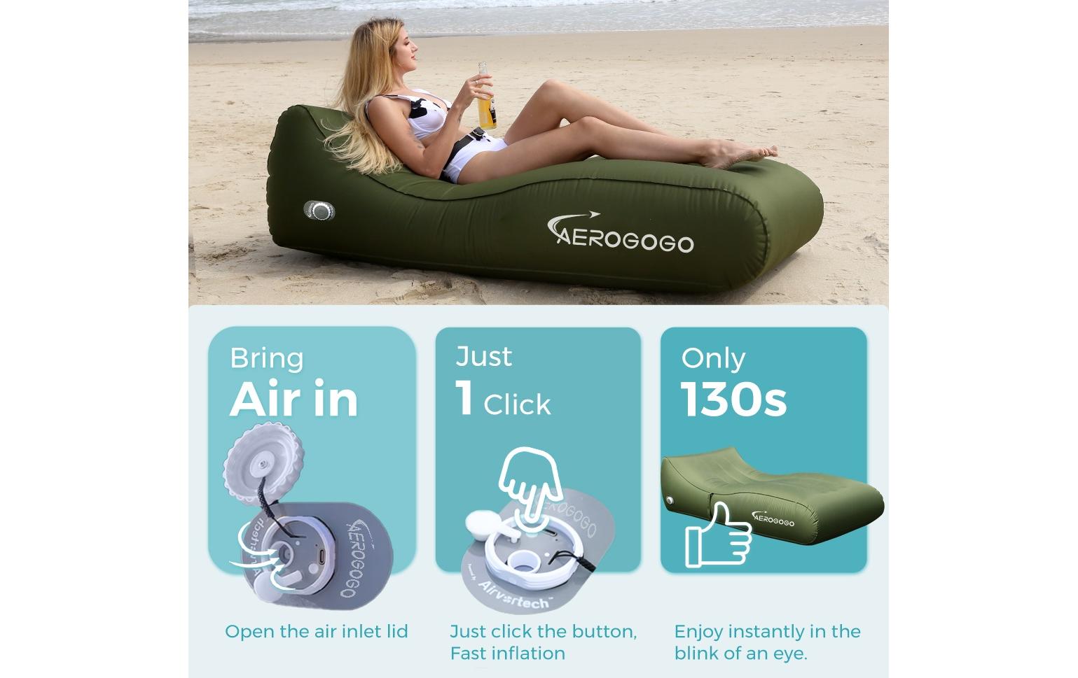 Aerogogo GIGA Lounger PS2 80 x 185 cm