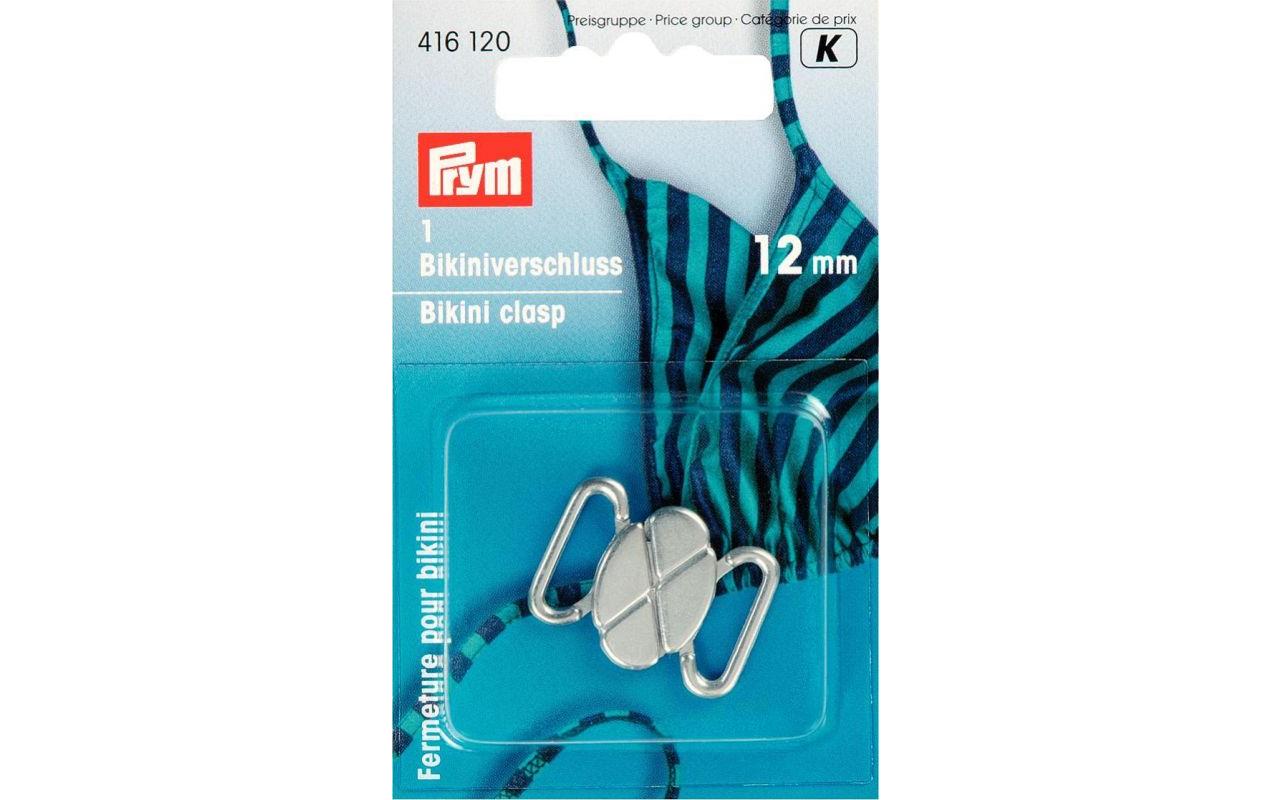 Prym Bikini/Gürtelverschluss Silber, 12 mm