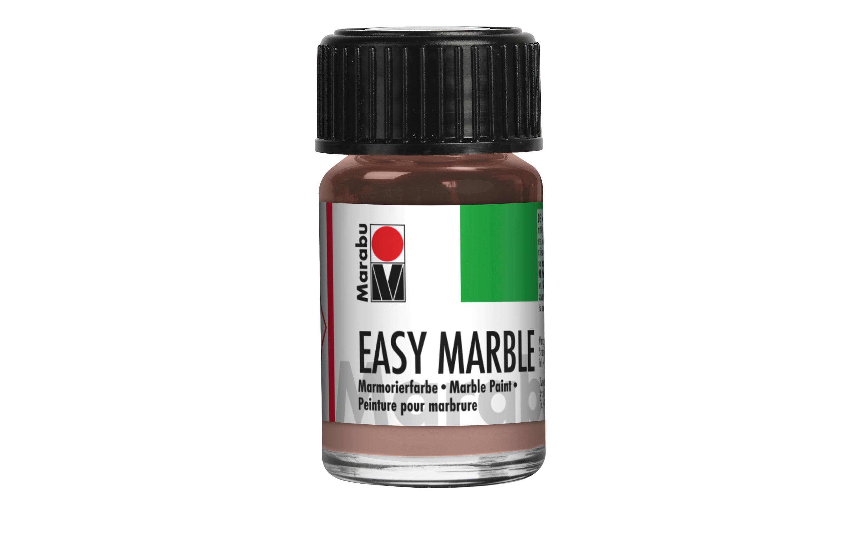 Marabu Marmorierfarbe Easy Marble 6 x 15 ml, Pastell