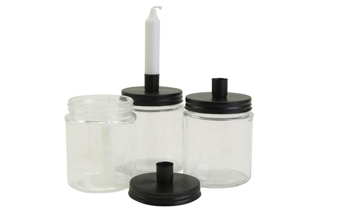 Creativ Company Glasgefäss mit Kerzenhalter 6 Stück Creativ Company Glasgefäss mit Kerzenhalter 6 Stück