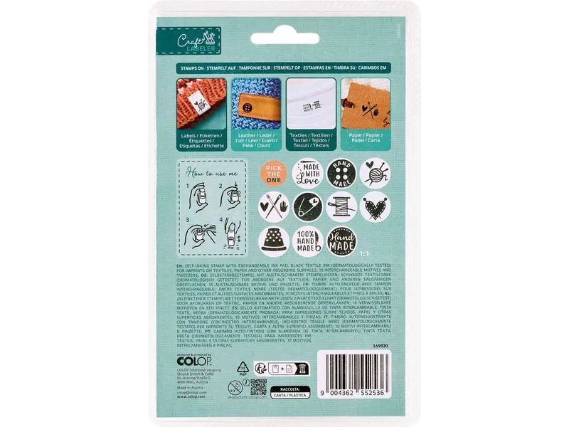 Colop Textilstempel Craft Labeler 10 Stück