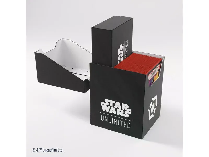 Asmodée Kartenbox Star Wars: Unlimited Soft Crate schwarz / weiss Asmodée Kartenbox Star Wars: Unlimited Soft Crate schwarz / weiss