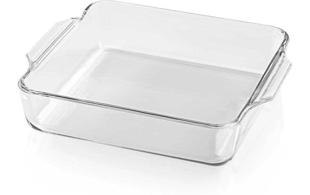 GOURMETmaxx Auflaufform für Heissluft-Fritteusen Eckig, Transparent,