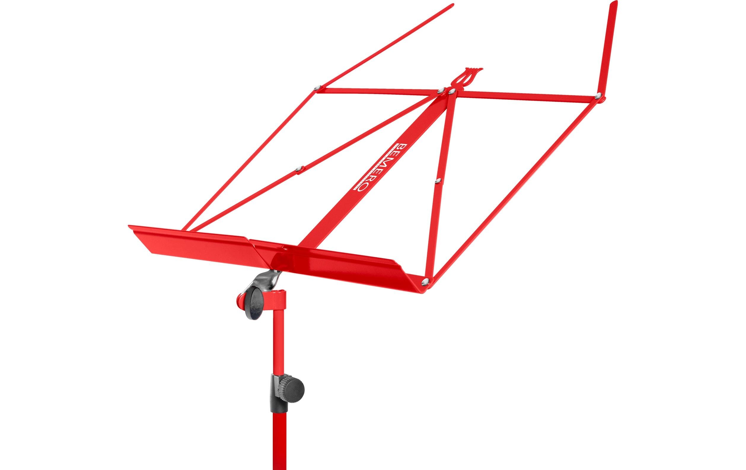 Bemero Notenständer MSS-8090BK rot