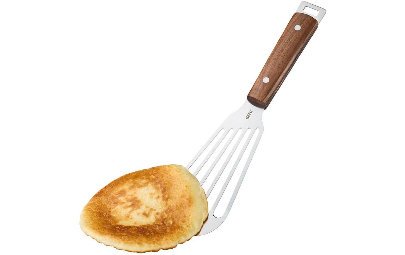 GEFU Pfannenwender Madero 31.8 cm, Silber/Braun