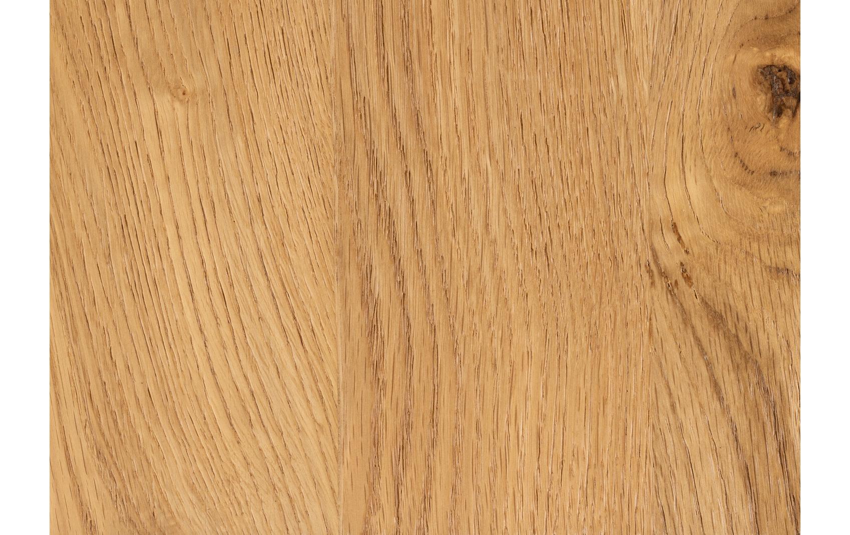 AC Design Tisch Seaford, Schwarz matt / Wildeiche matt