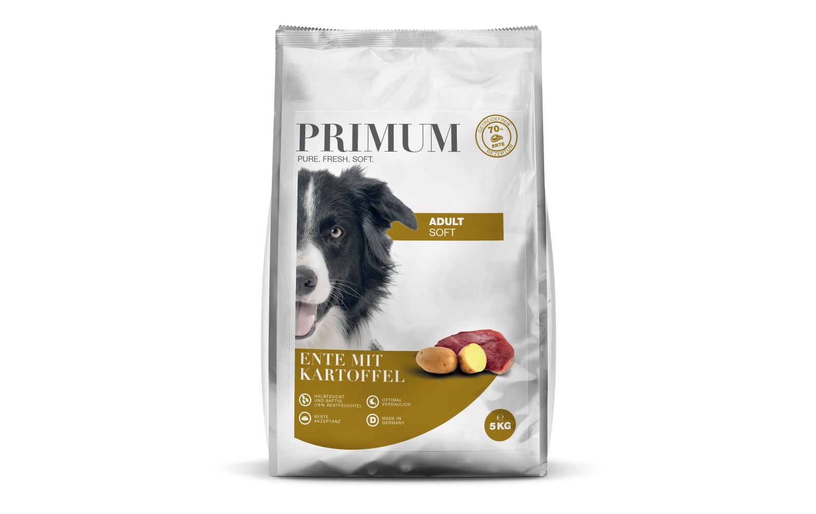 PRIMUM Halbfeuchtfutter Adult Ente mit Kartoffel 5 kg