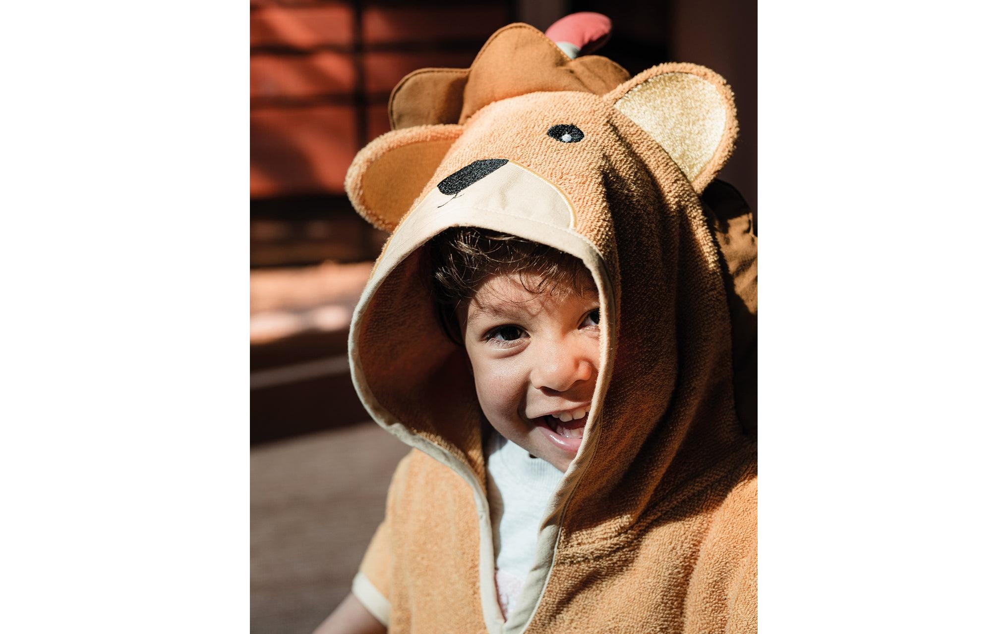 Chic Mic Kinder Poncho – Lion