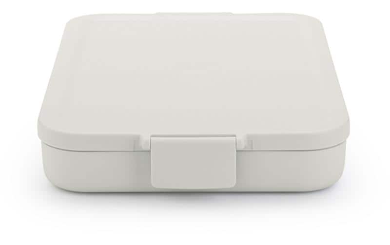 Brabantia Lunchbox Make & Take 25.5 x 16.6 x 3.7 cm, Hellgrau