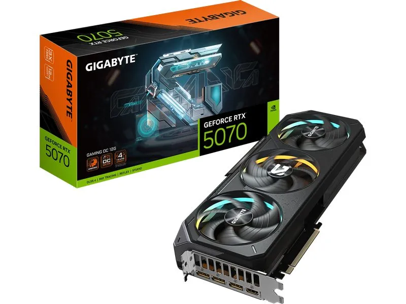 Gigabyte Grafikkarte GeForce RTX 5070 GAMING OC 12 GB Gigabyte Grafikkarte GeForce RTX 5070 GAMING OC 12 GB
