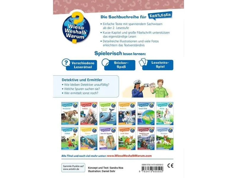 Ravensburger Kinder-Sachbuch WWW Erstleser – Detektive und Ermittler Ravensburger Kinder-Sachbuch WWW Erstleser – Detektive und Ermittler