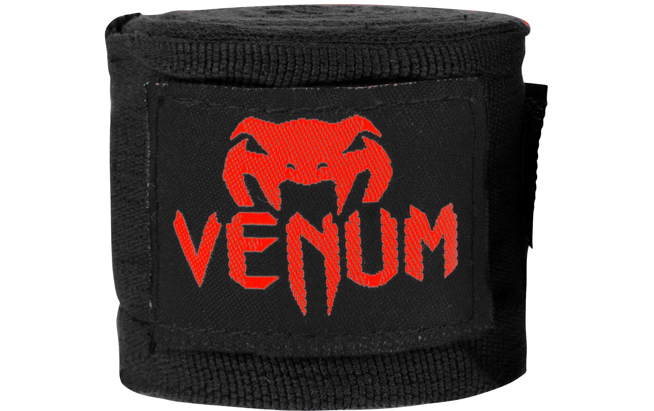 Venum Kontact Boxing Handwraps 2.5 m, Rot/Schwarz