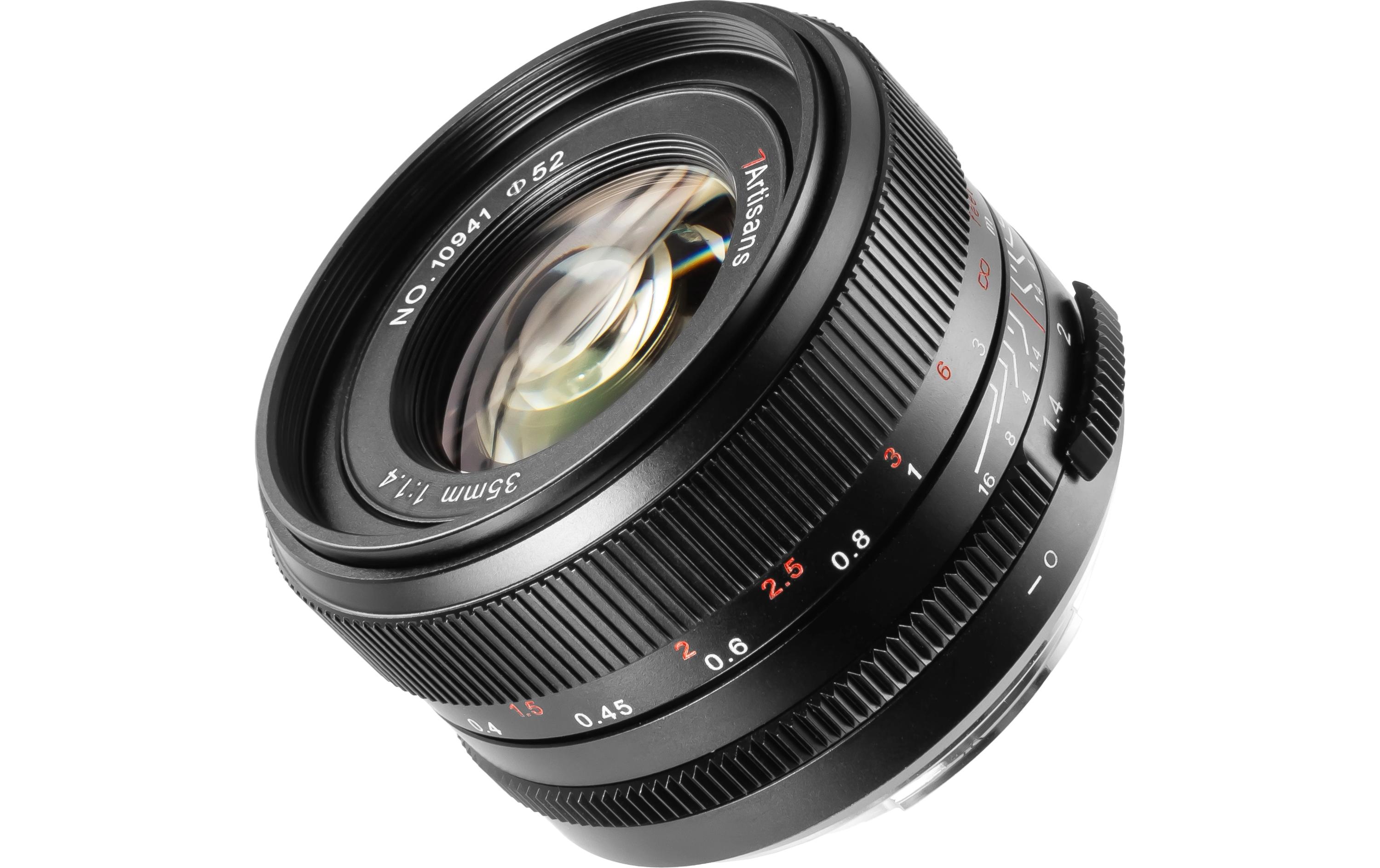 7Artisans Festbrennweite 35mm F/1.4 Mark III FF Schwarz – Nikon Z
