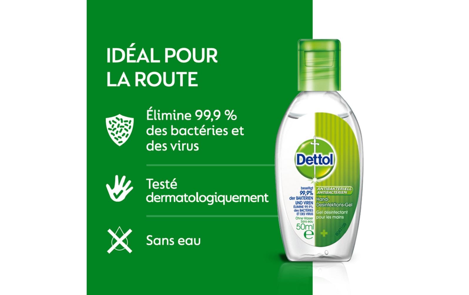 Dettol Desinfektionsgel Hand 50 ml Dettol Desinfektionsgel Hand 50 ml