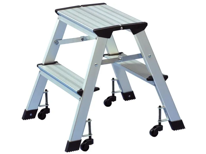 WEDO Trittleiter mit Rollen, 2 Stufen WEDO Trittleiter mit Rollen, 2 Stufen