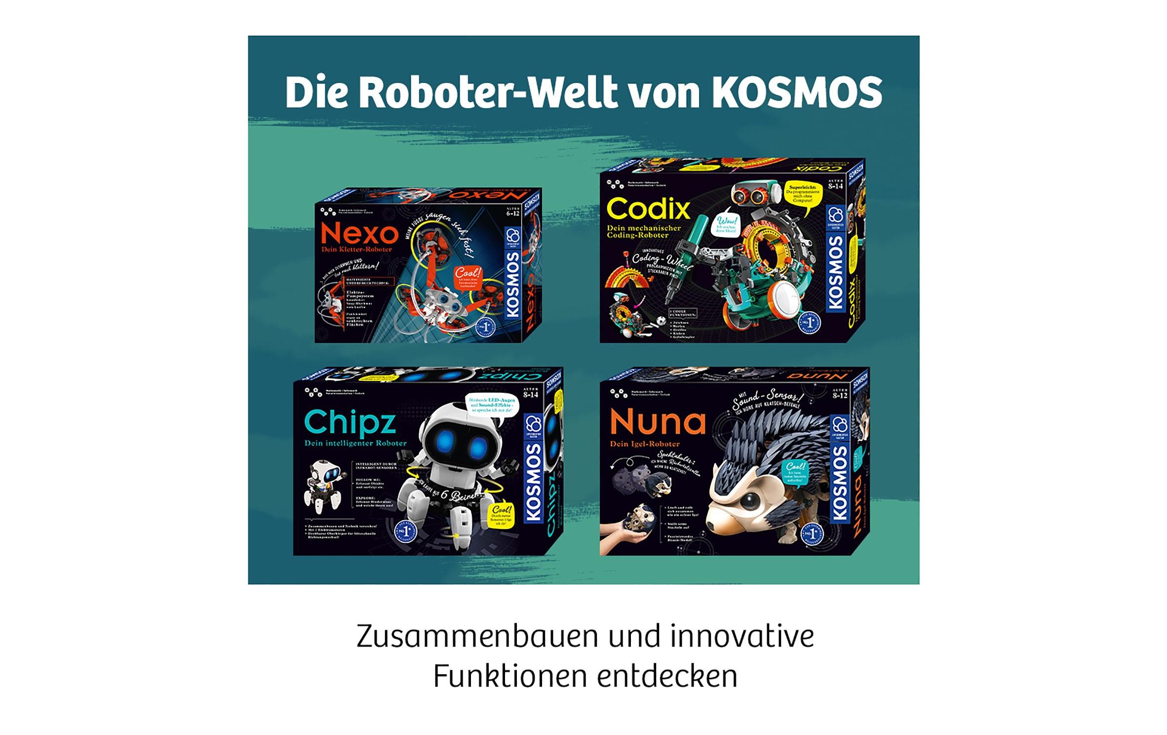 Kosmos Experimentierkasten Chipz – Dein intelligenter Roboter