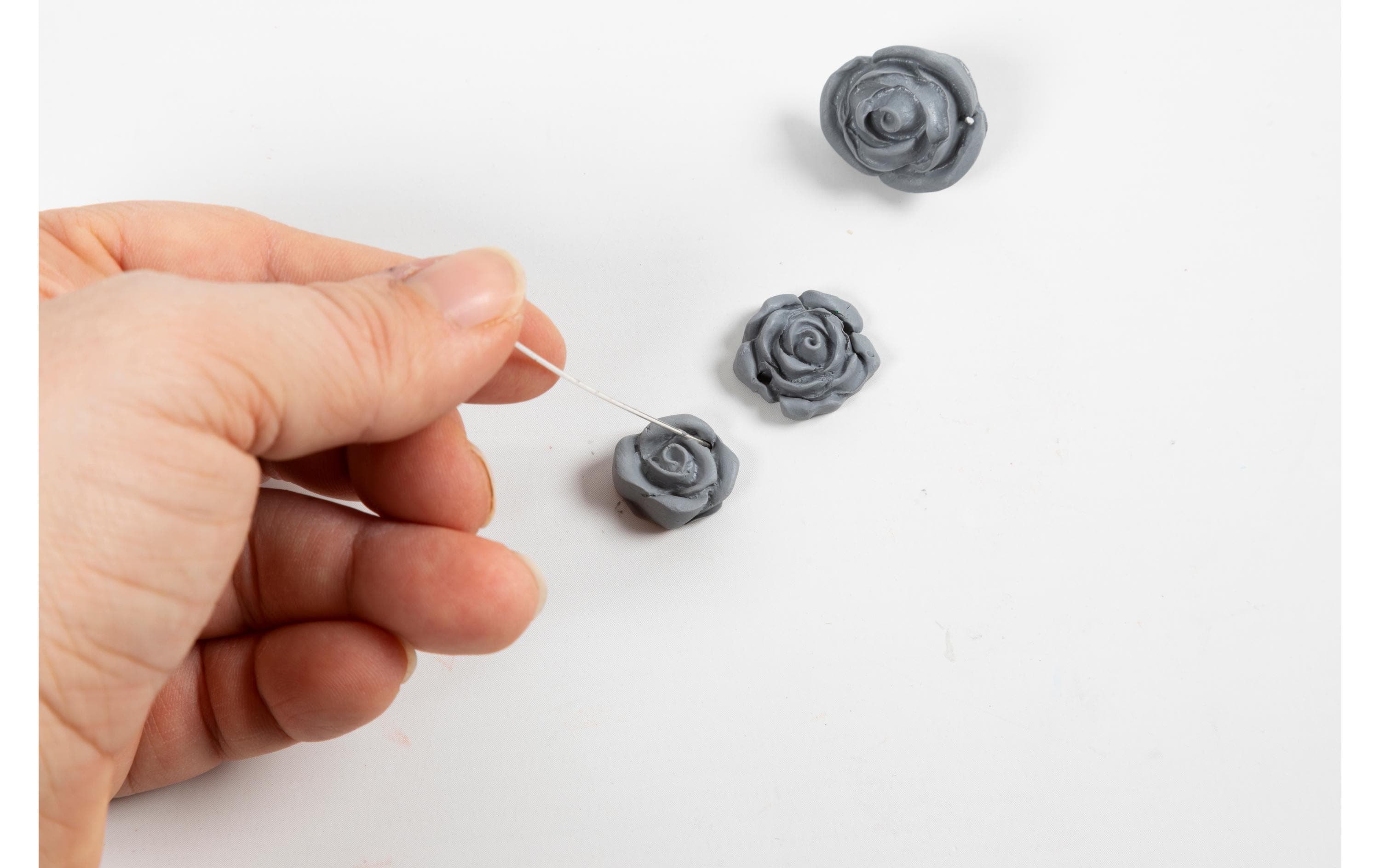 Creativ Company Schmuck Bastelset Rosen, Schwarz/Weiss