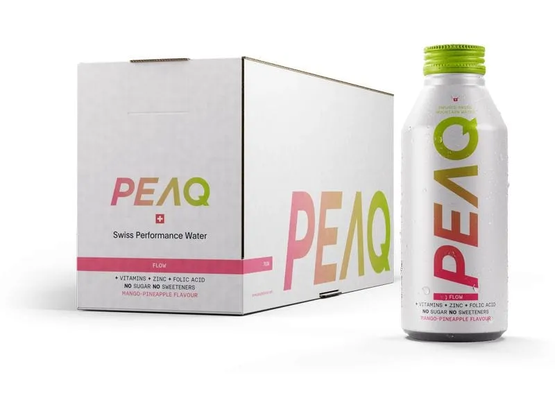 PEAQ Flow Mango-Pineapple 12 x 473 ml