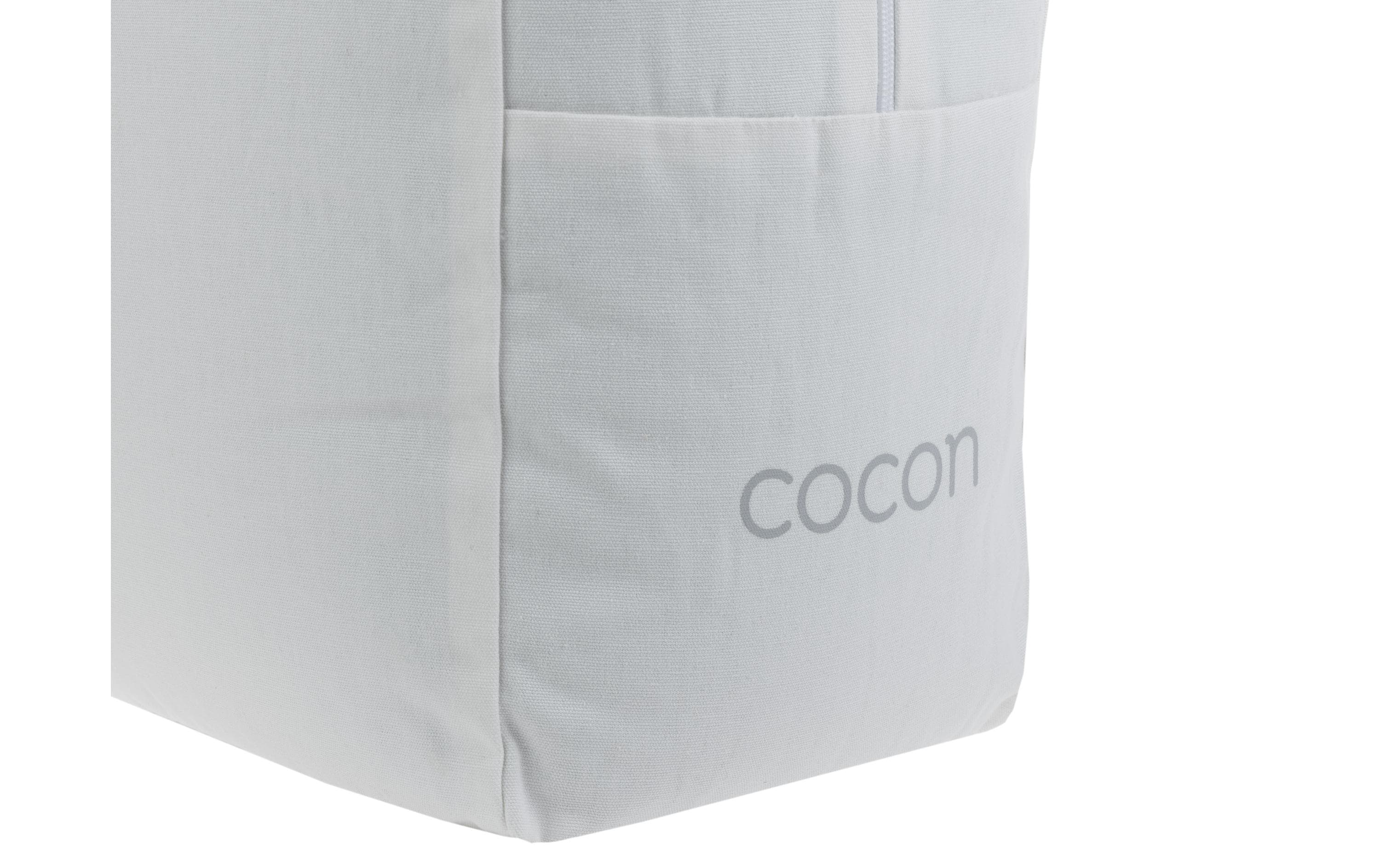 COCON Duvetbezug Sherpa 160 x 210 cm, Grau