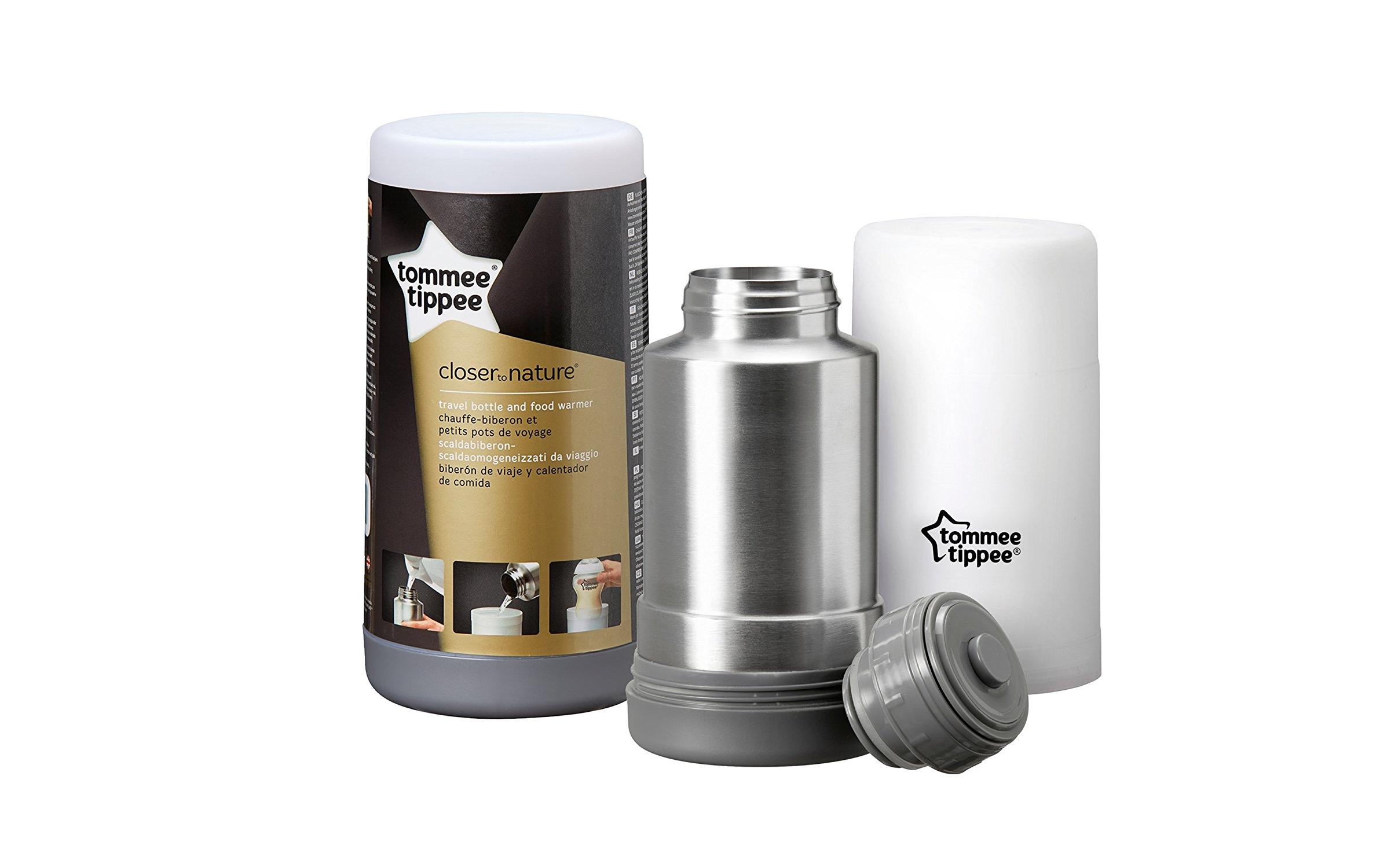 Tommee Tippee Tragbarer Flaschenwärmer weiss/edelstahl/schwarz
