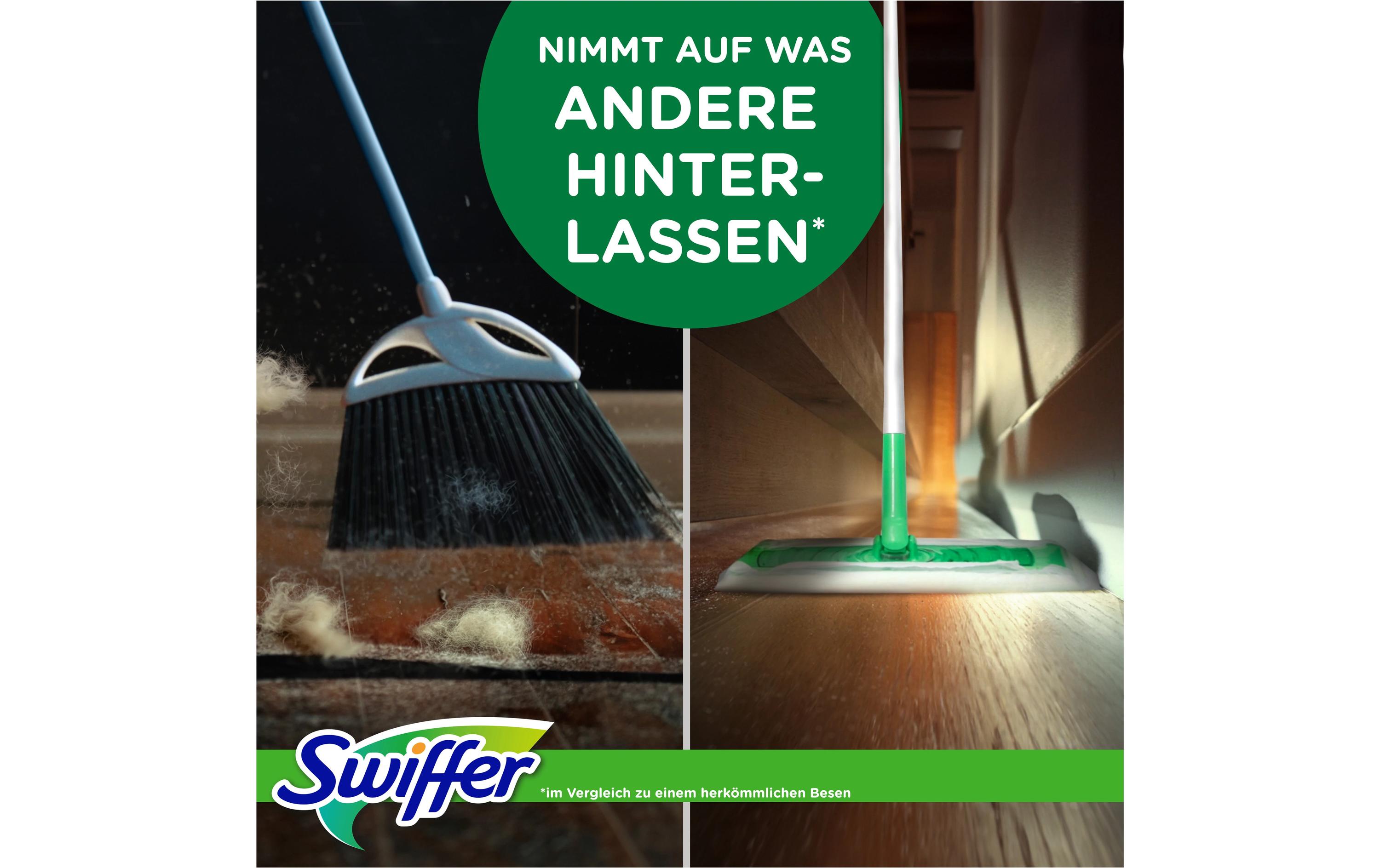 Swiffer Wischmopp Starter-Set 12-teilig, Grün