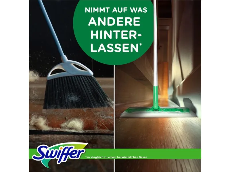 Swiffer Wischmopp Starter-Set 12-teilig, Grün Swiffer Wischmopp Starter-Set 12-teilig, Grün