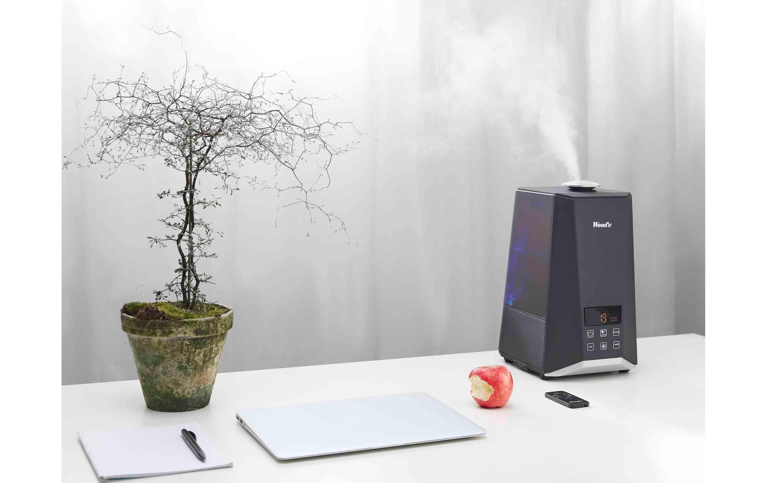 Wood's Ultraschall-Luftbefeuchter hybrid WHU600 50 m² Schwarz Wood's Ultraschall-Luftbefeuchter hybrid WHU600 50 m² Schwarz