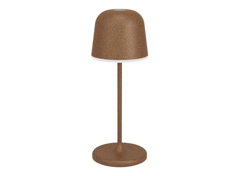EGLO Leuchten MANNERA-S Tischlampe in/outdor LED Touch Rost Braun EGLO Leuchten MANNERA-S Tischlampe in/outdor LED Touch Rost Braun