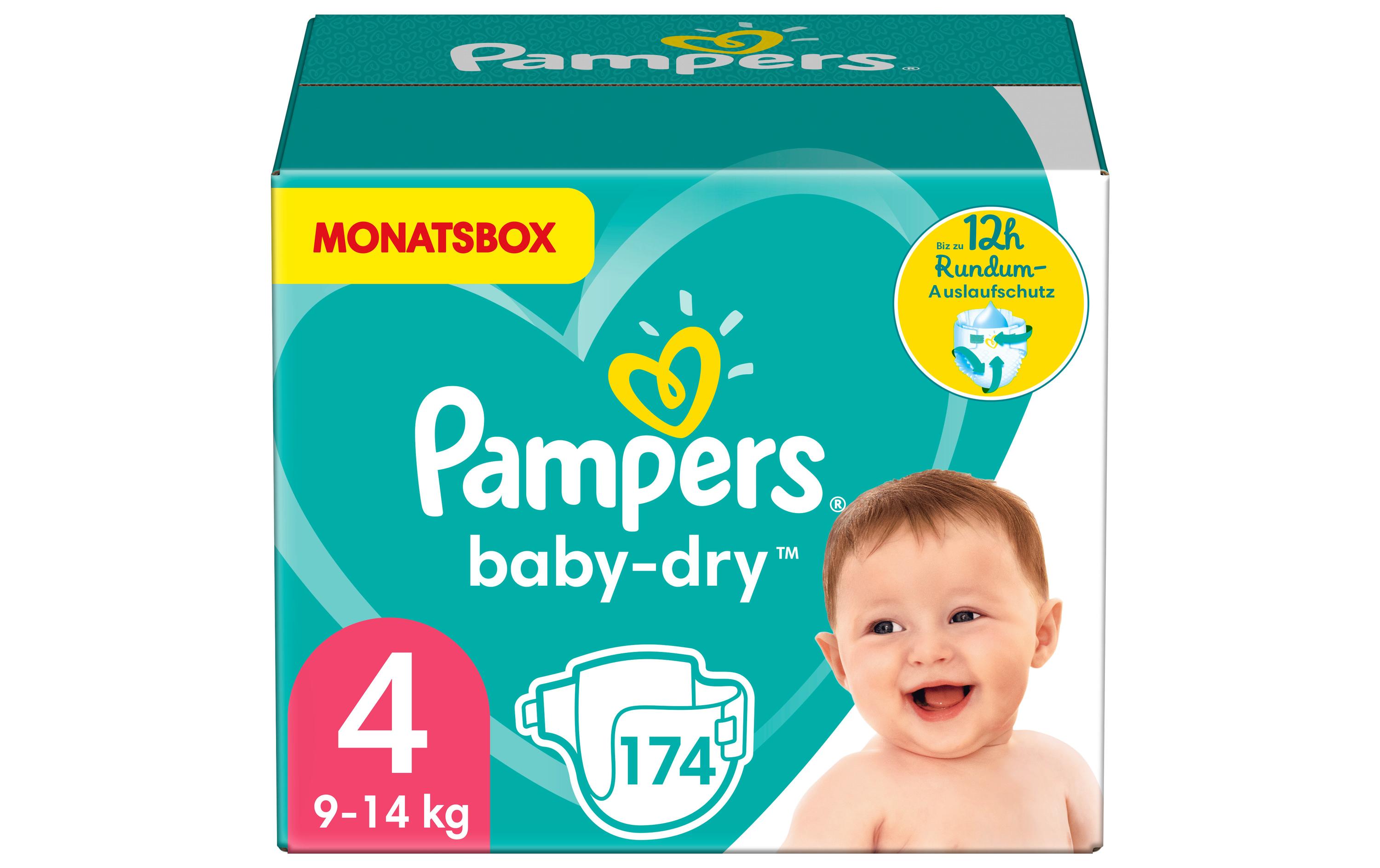 Pampers Windeln Baby Dry Monatsbox Grösse 4