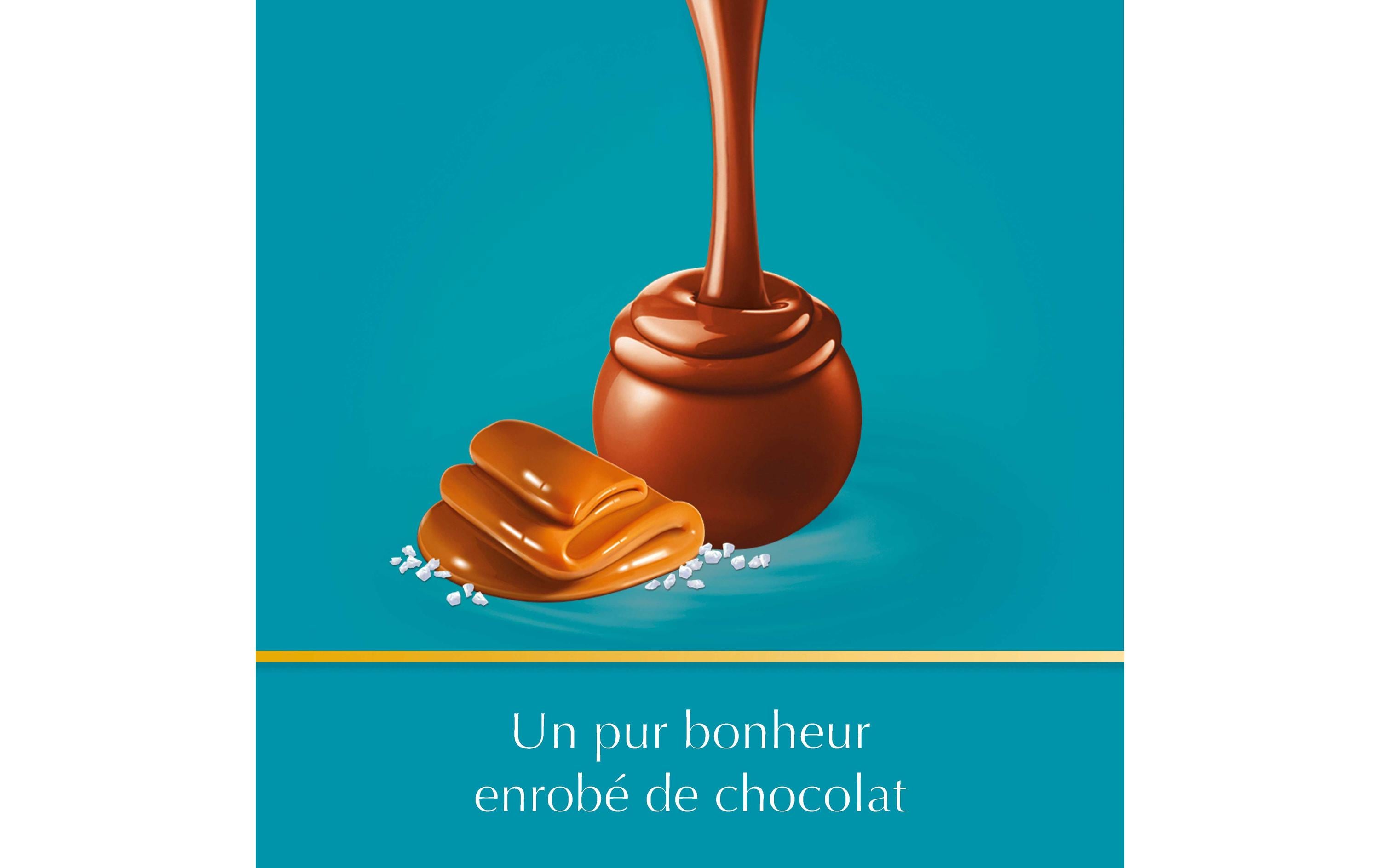 Lindt Schokoladen-Pralinen Lindor Kugeln Salted Caramel 200 g