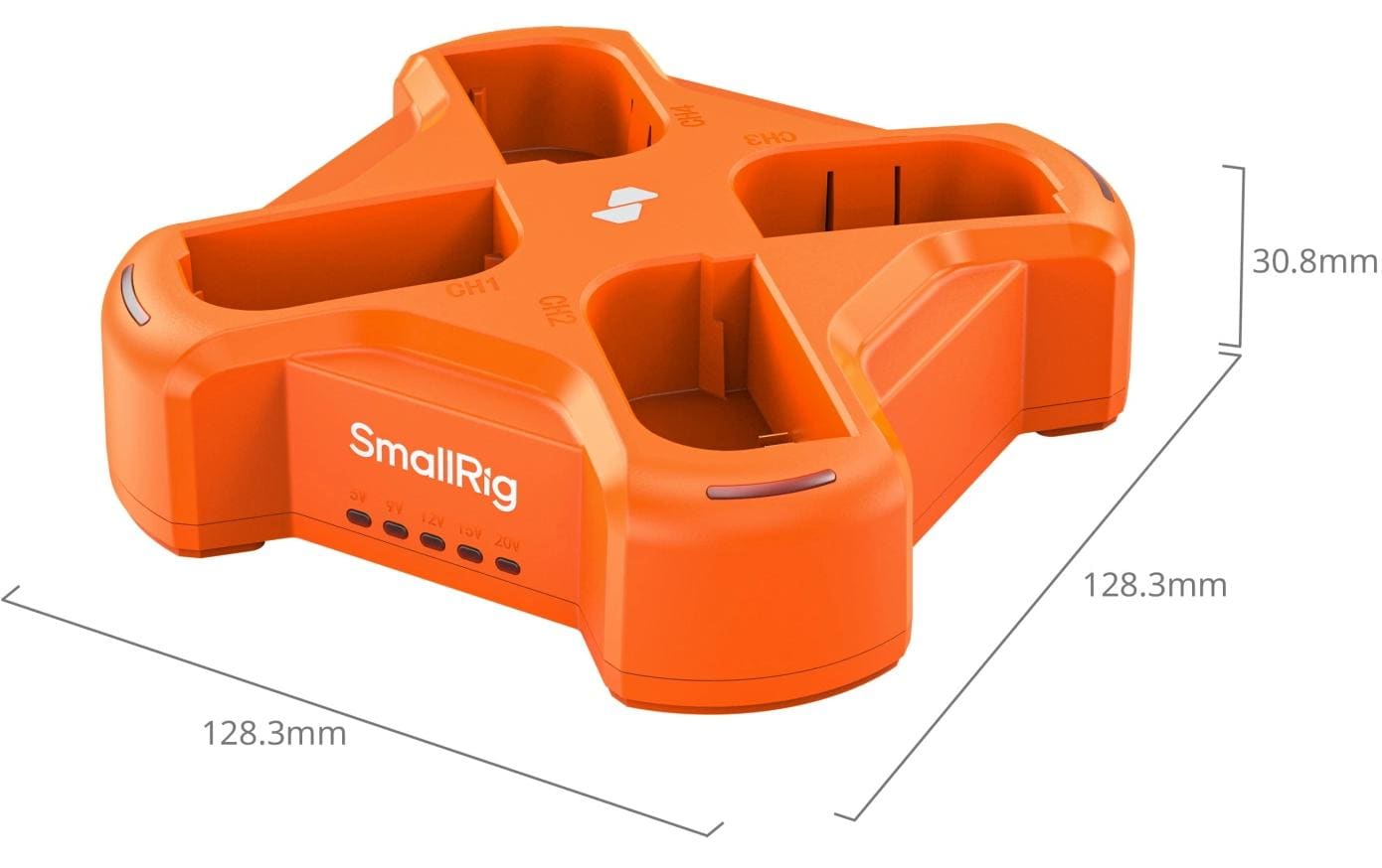 Smallrig LP-E6NH 4-Kanal Kamera-Akkuladegerät