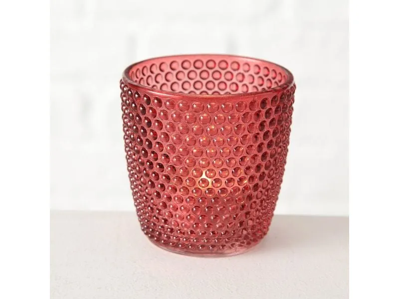 Boltze Windlicht Marilu 4 Stück, 7.5 cm, Rosa Boltze Windlicht Marilu 4 Stück, 7.5 cm, Rosa