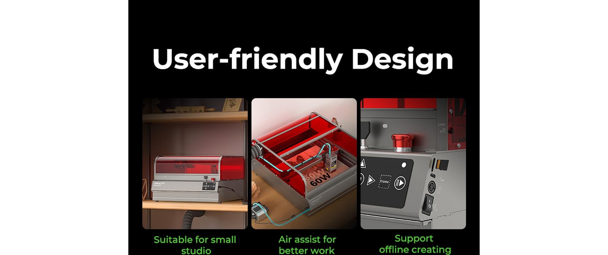 Creality Laser Gravierer Falcon 2 Pro 60 W