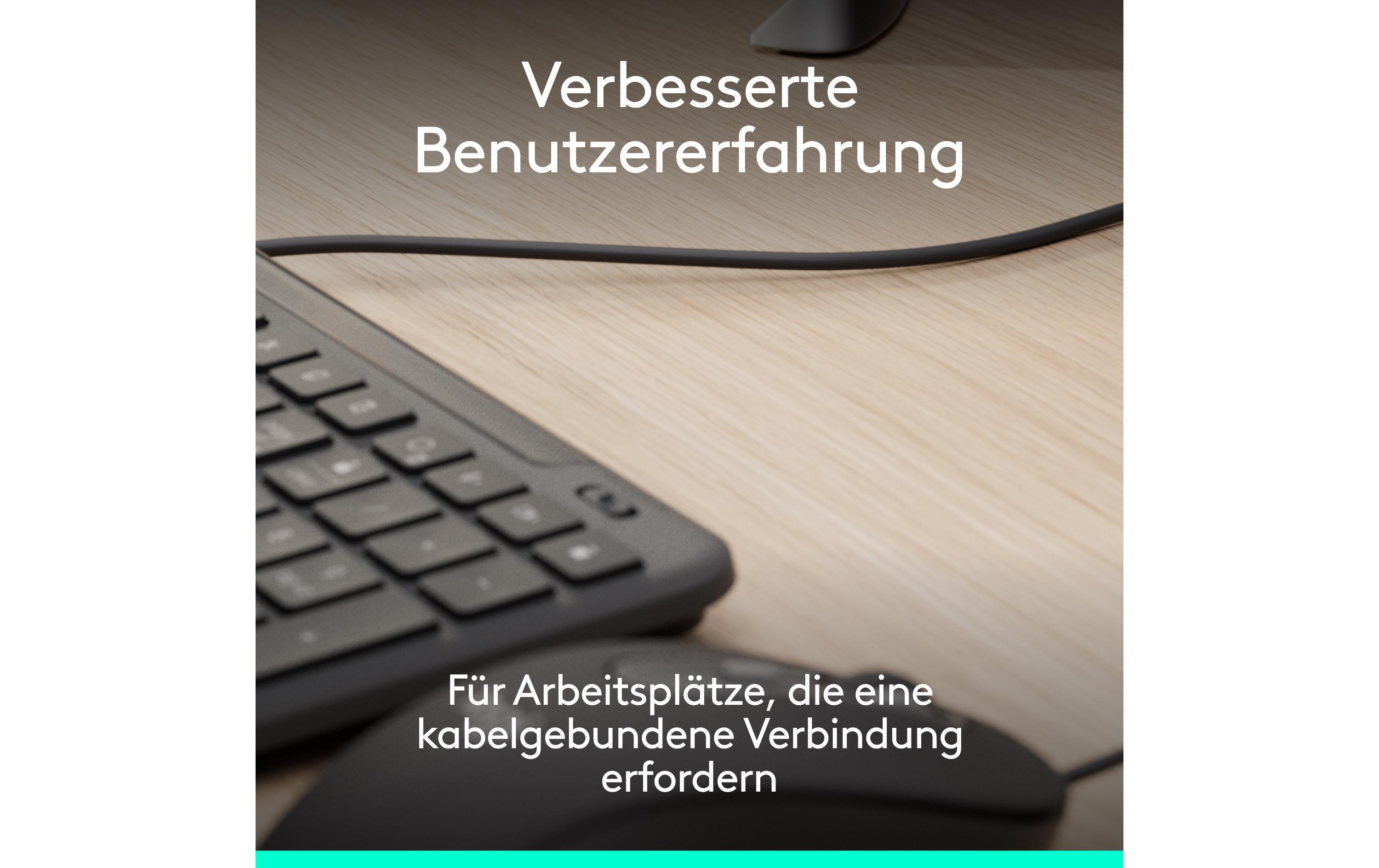 Logitech Tastatur-Maus-Set MK620 wired Combo for Business Logitech Tastatur-Maus-Set MK620 wired Combo for Business