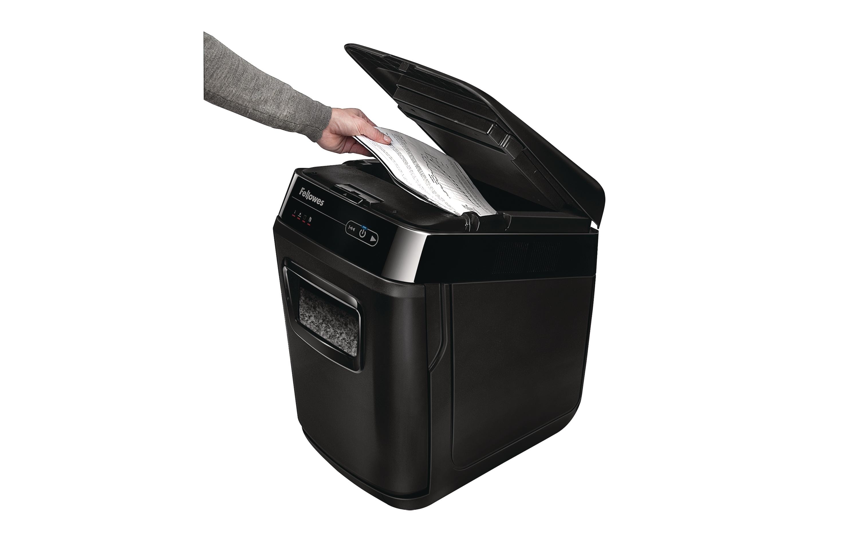 Fellowes Aktenvernichter AutoMax 200M P-5, 200 Seiten Fellowes Aktenvernichter AutoMax 200M P-5, 200 Seiten