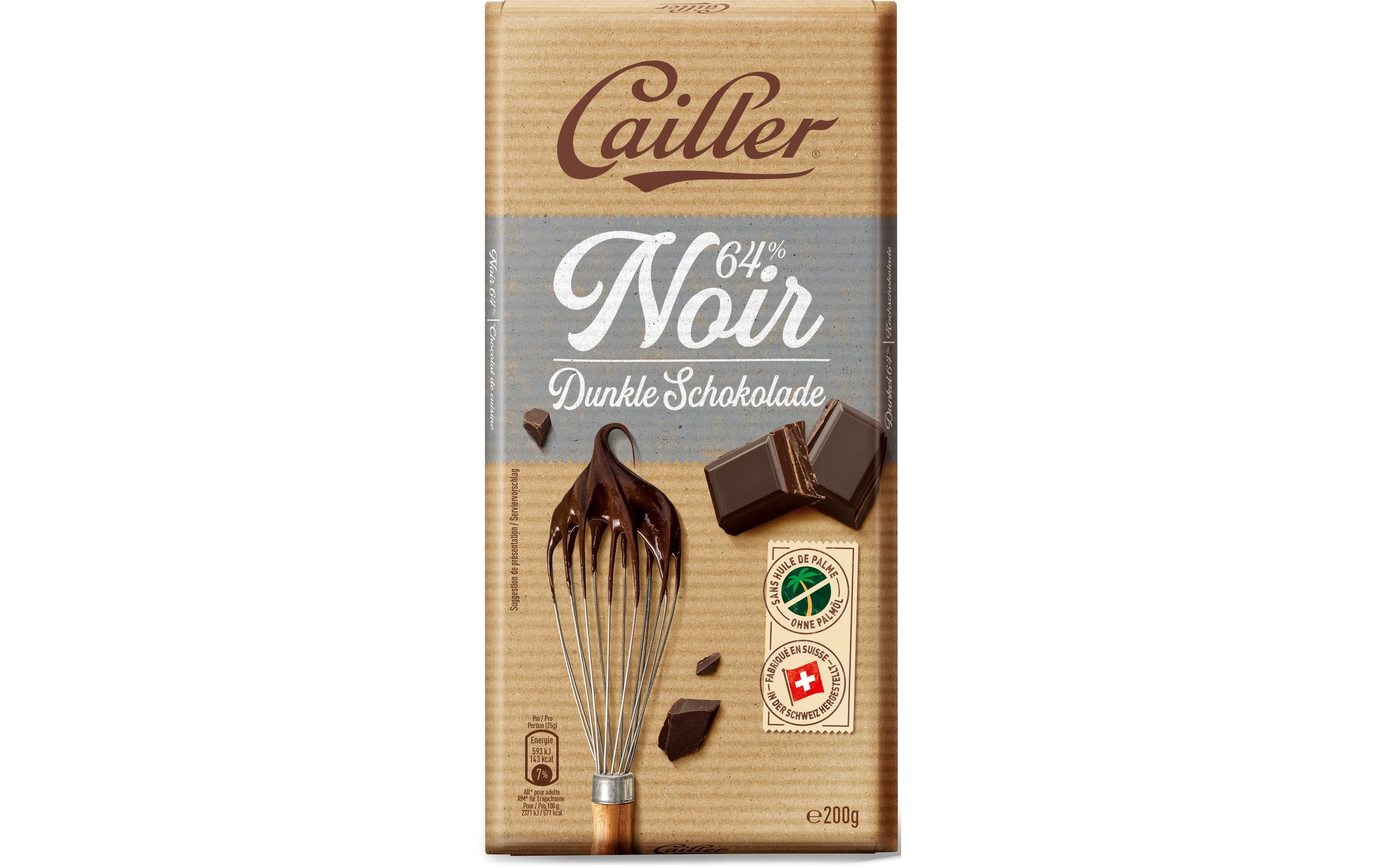 Cailler Dunkle Tafelschokolade 64% 200 g Cailler Dunkle Tafelschokolade 64% 200 g