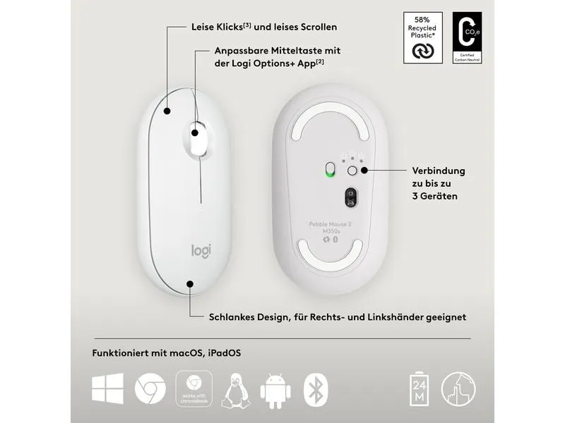 Logitech Pebble 2 M350s Logitech Pebble 2 M350s