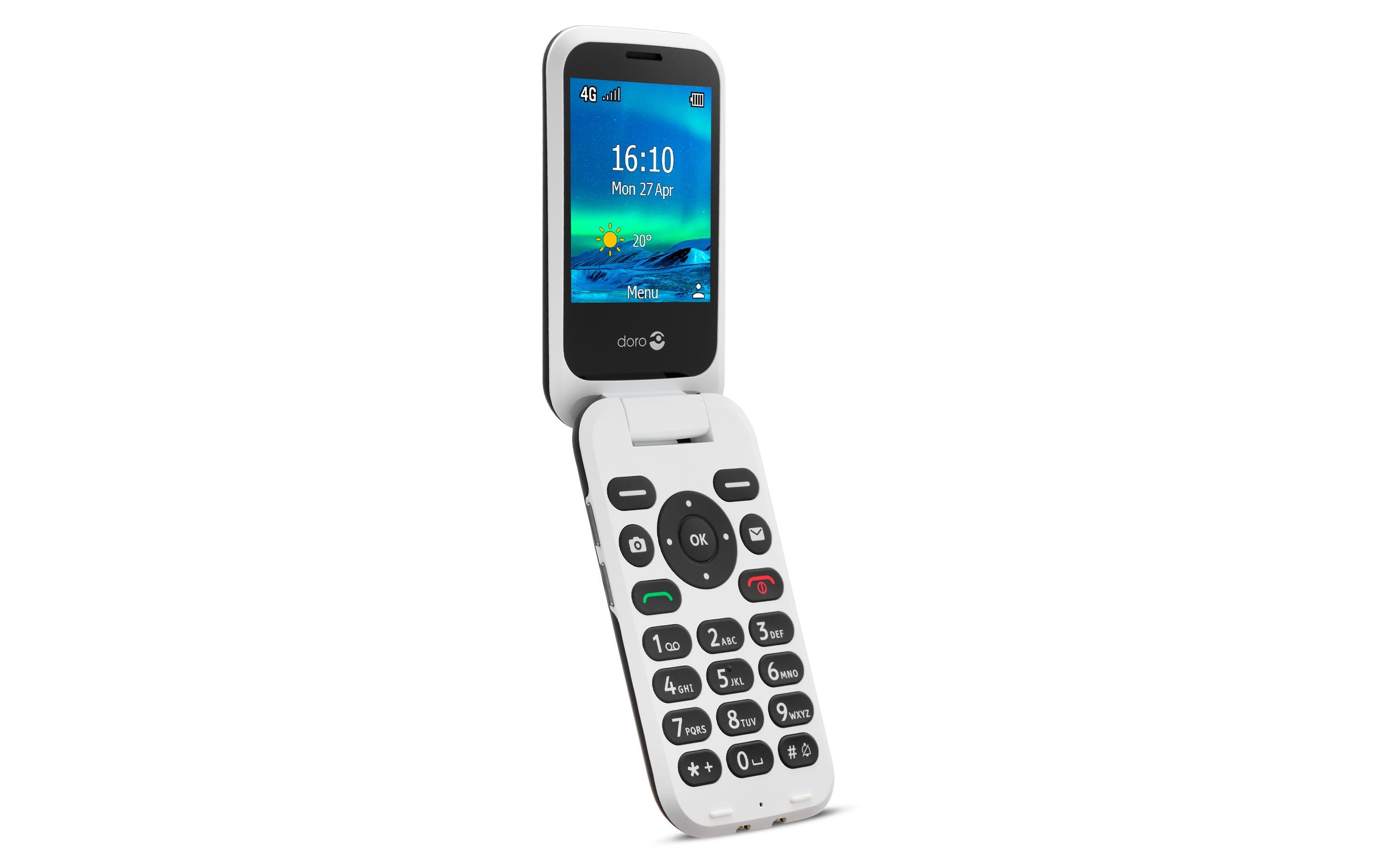 Doro Seniorenhandy 6820 Schwarz / Weiss