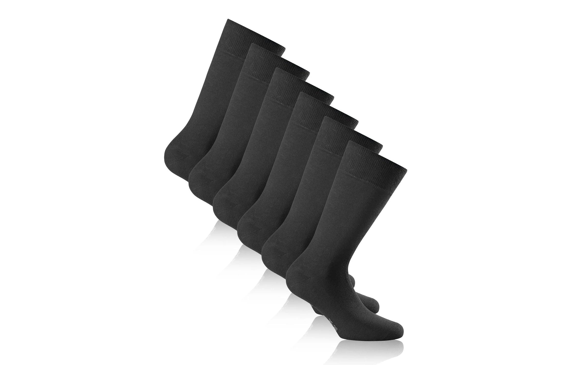 Rohner Socks Socken Cotton II Schwarz 3er-Pack