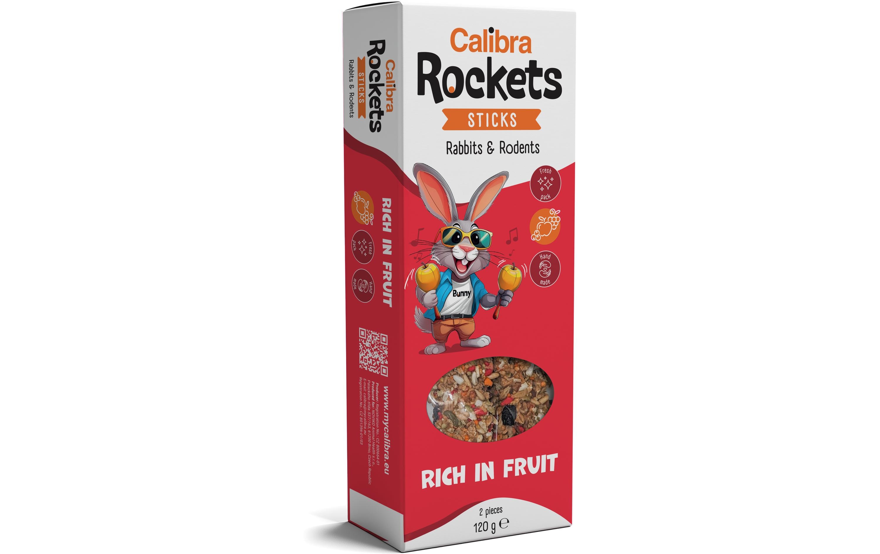 Calibra Snack Früchte Sticks Kaninchen und Nager 2 Stück