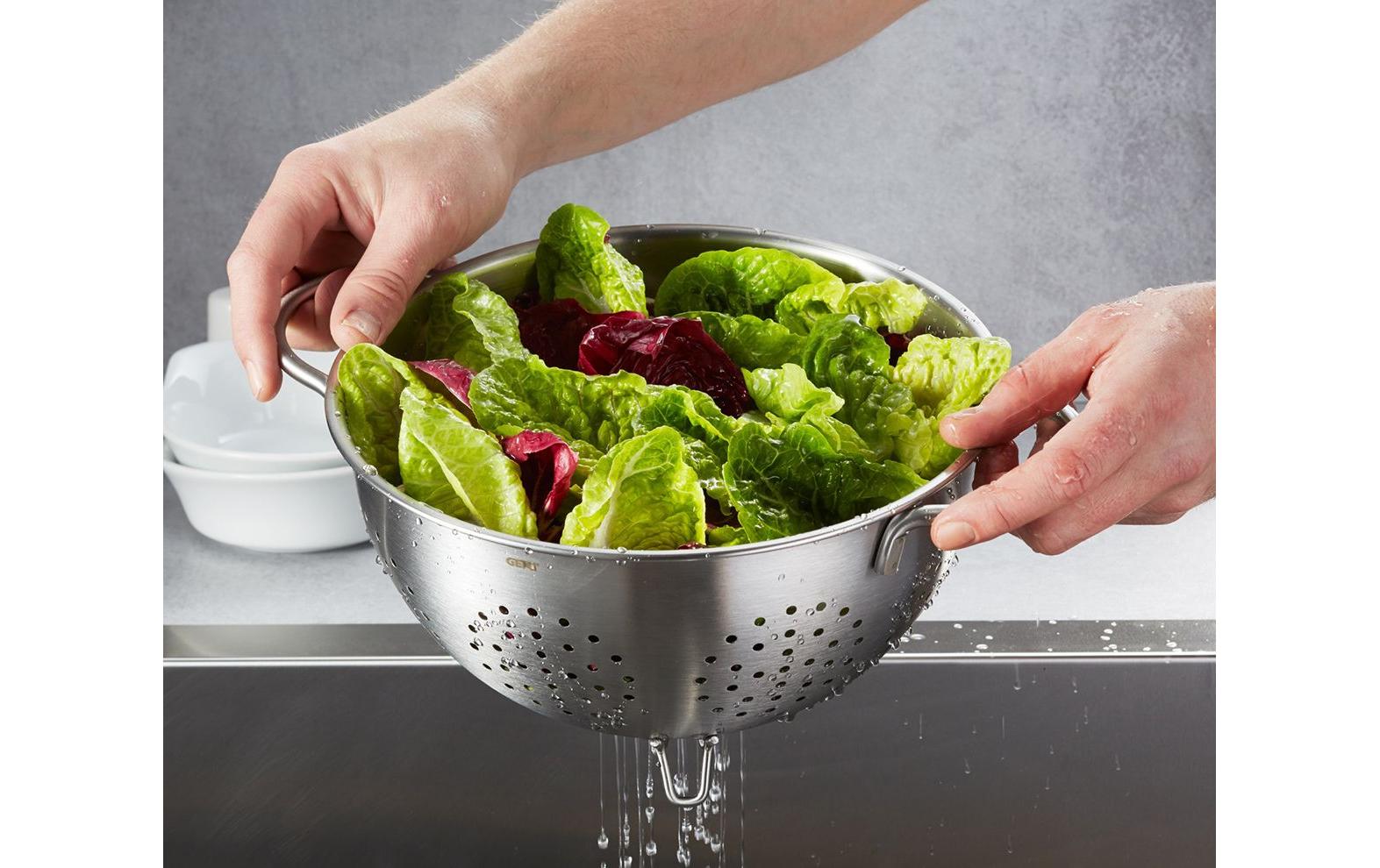 GEFU Abtropfsieb Colino 4 l, Ø 24 cm, Silber