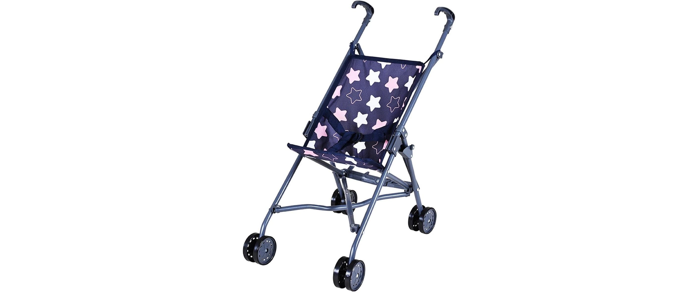 Knorrtoys Puppenbuggy Sim Star Blue Pink