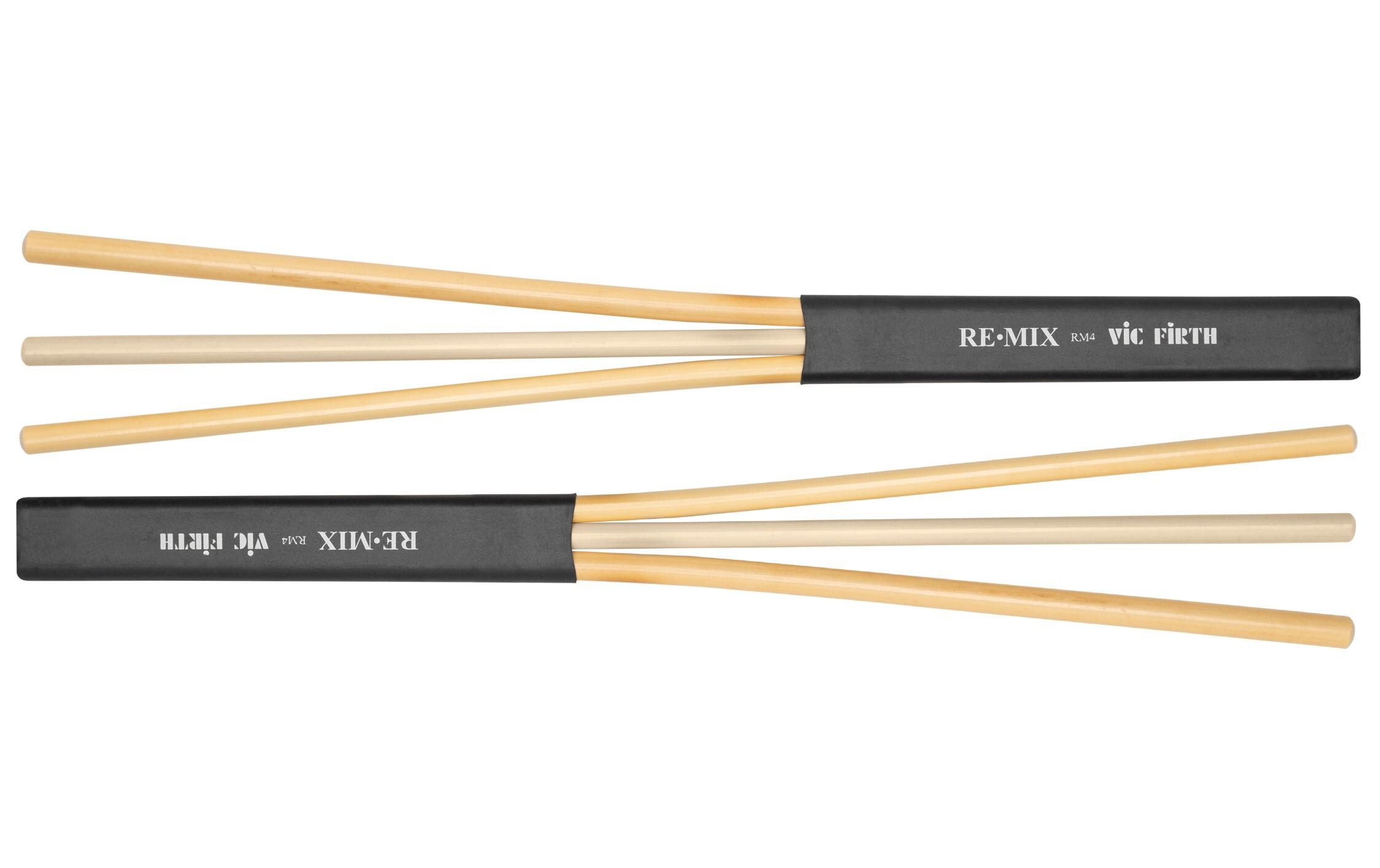 Vic Firth RM4 Remix Rattan/Birke Paar