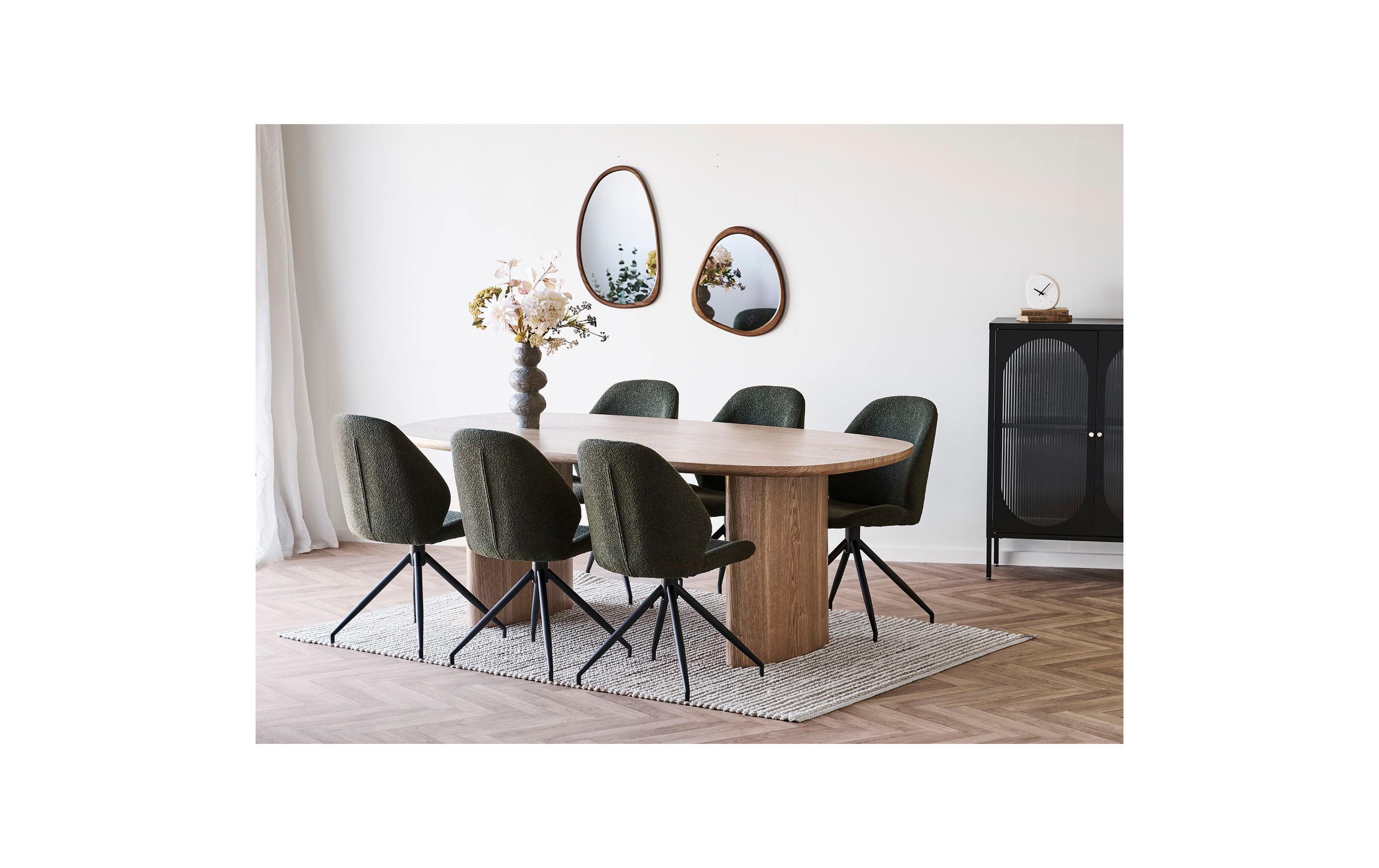 House Nordic Spiegel Luxon 2 x 44 x 47 cm