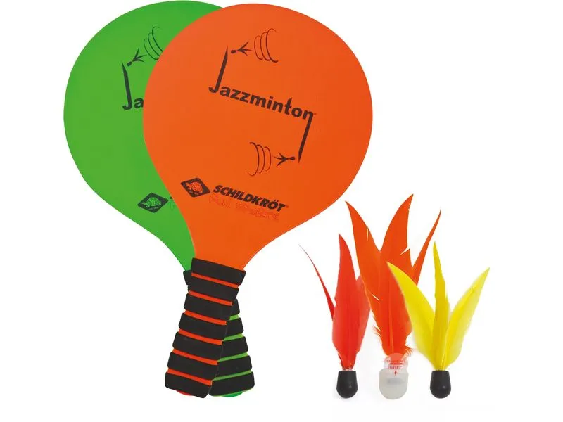 Schildkröt Funsports Schildkröt Jazzminton Set 2 Schläger, 3 Birdies, Schildkröt Funsports Schildkröt Jazzminton Set 2 Schläger, 3 Birdies,